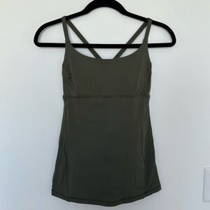 Lululemon Green Strappy Back Tank - Size 6